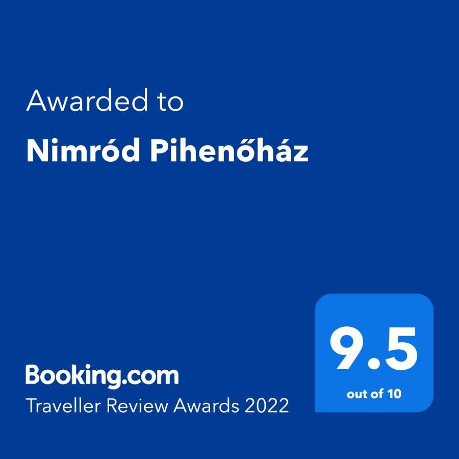 Nimrod Pihenohaz Hotel Egerszalók Buitenkant foto