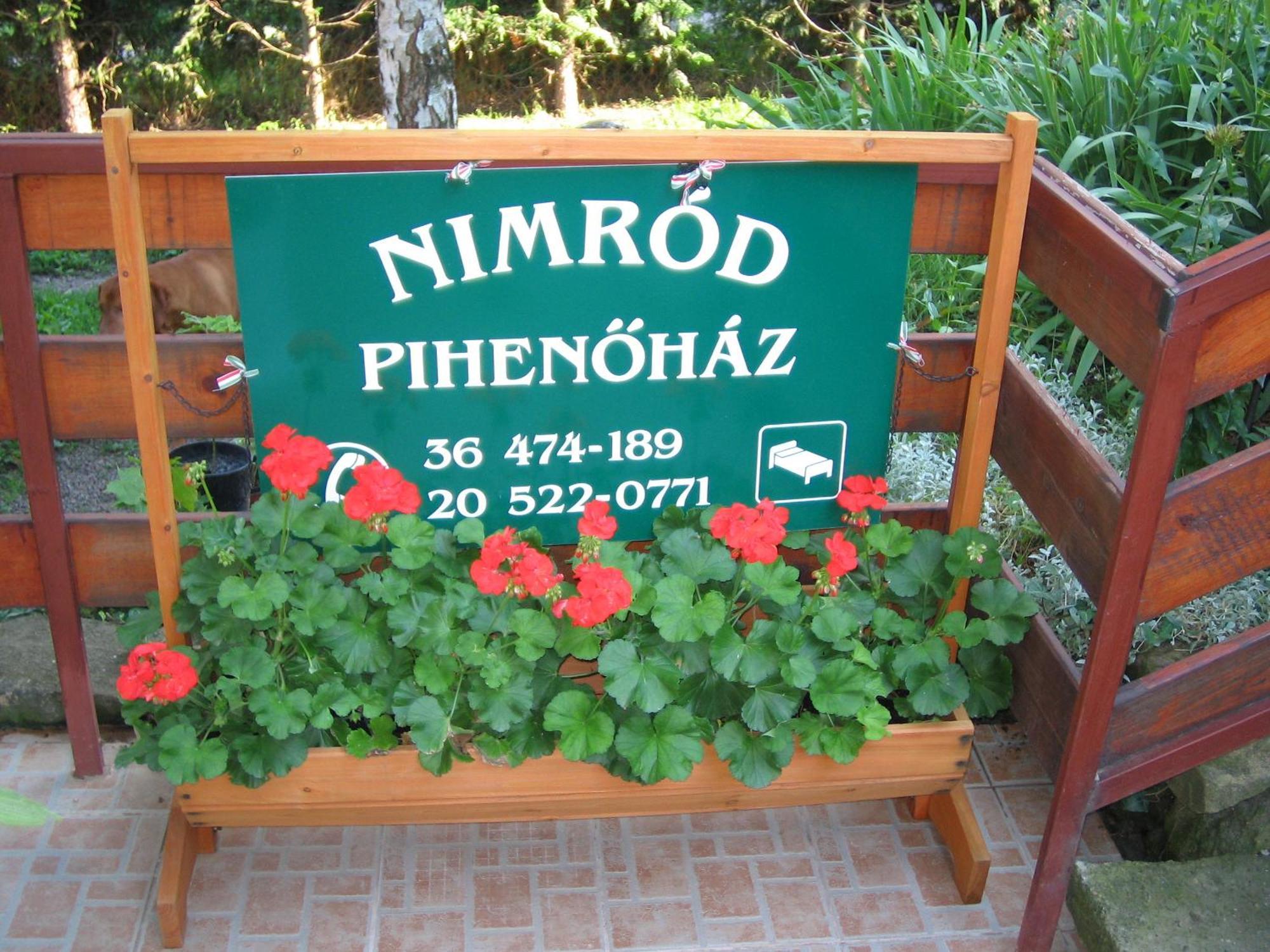 Nimrod Pihenohaz Hotel Egerszalók Buitenkant foto